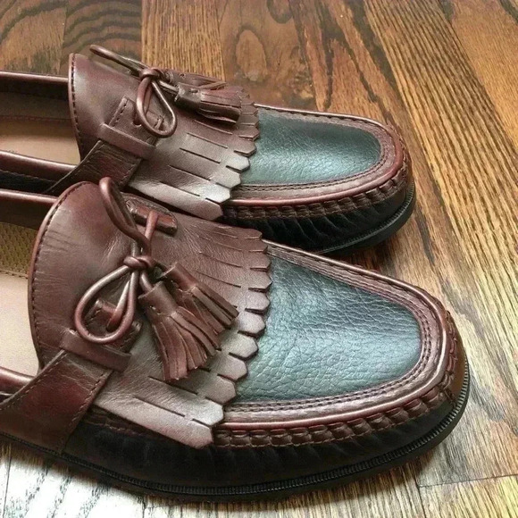 Johnston & Murphy Aragon Kiltie Tassel Loafter Men’s 13 M Black/Brown 20 0592 main image 12